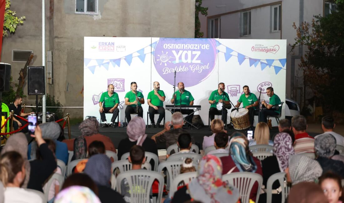 Osmangazi Belediyesi'nin "Osmangazi'de Yaz Mahalle Şenlikleri" bu kez Sırameşeler Mahallesi'nde