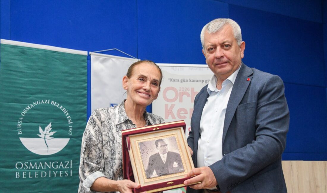 Nur Sürer’den kadın emeğine edebiyat penceresi Osmangazi Belediyesi’nin 2026 Orhan Kemal Yılı kapsamında düzenlediği buluşmada usta