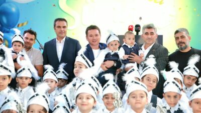 Osmangazi Belediyesi’nin düzenlediği sünnet şöleninde, 40 mahalleden 200 çocuk ve