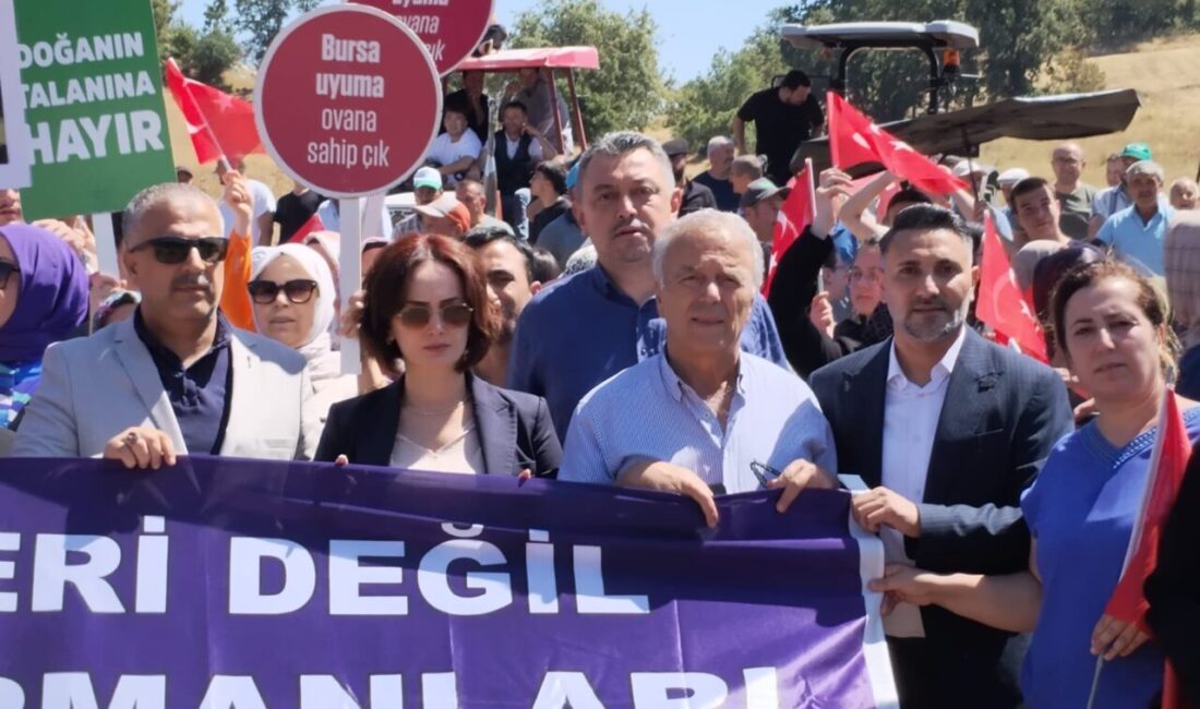 Bursa’nın Gürsu ilçesi Dışkaya Mahallesi’nde planlanan mermer ocağı projesi, köylülerin