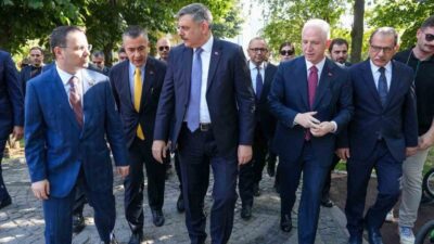 Adalet Bakanı Akın Gürlek, Büyükçekmece Cumhuriyet Başsavcısı Ömer Karakaya ile