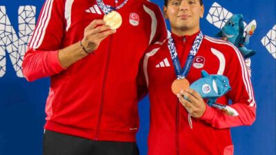 Taranto 2026 Akdeniz Oyunları’nda erkekler 50 metre kurbağalama finalinde milli