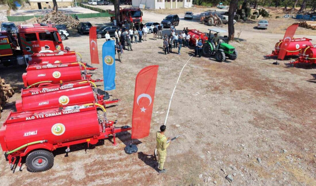Ayvacık’ta 10 köye yangın söndürme tankeri alındı Çanakkale’nin Ayvacık ilçesinde orman yangınlarını önleme amacıyla 10 köye yangın