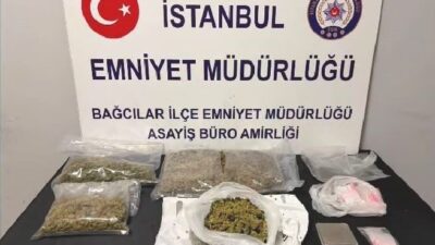 İstanbul Bağcılar’da uyuşturucu madde ticareti yapıldığı belirlenen bir iş yerine