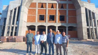 Balıkesir’in Bandırma ilçesinde Bandırma Onyedi Eylül Üniversitesi bünyesinde yapımı sürdürülen