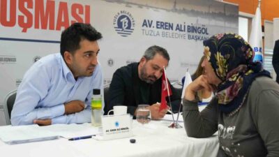 Tuzla Belediye Başkanı Av. Eren Ali Bingöl, Halk Buluşmasında Tuzlalı