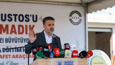 Bursa Büyükşehir Belediyesi Başkan Vekili Şahin Biba, ihtimal afetlere müdahale