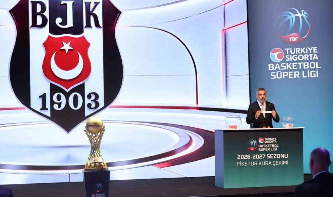 Dev maçlarla başlıyor! Basketbol Süper Ligi’nde fikstür çekildi Türkiye Sigorta Basketbol Süper Ligi'nde 2026-2027 sezonunun fikstürü belli oldu.