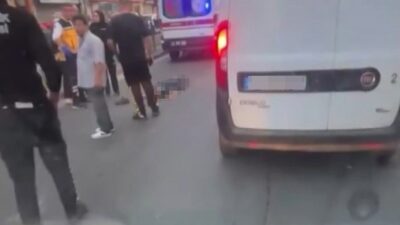 İstanbul Bayrampaşa’da yolun karşısına geçmeye çalışan yaşlı adam, kamyonun çarpması