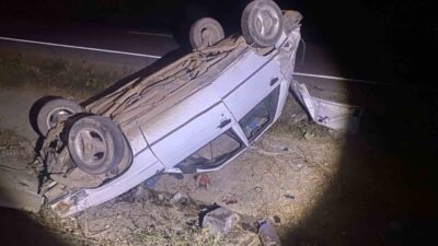 Bilecik’te otomobilin takla atması sonucu meydana gelen kazada 1 kişi