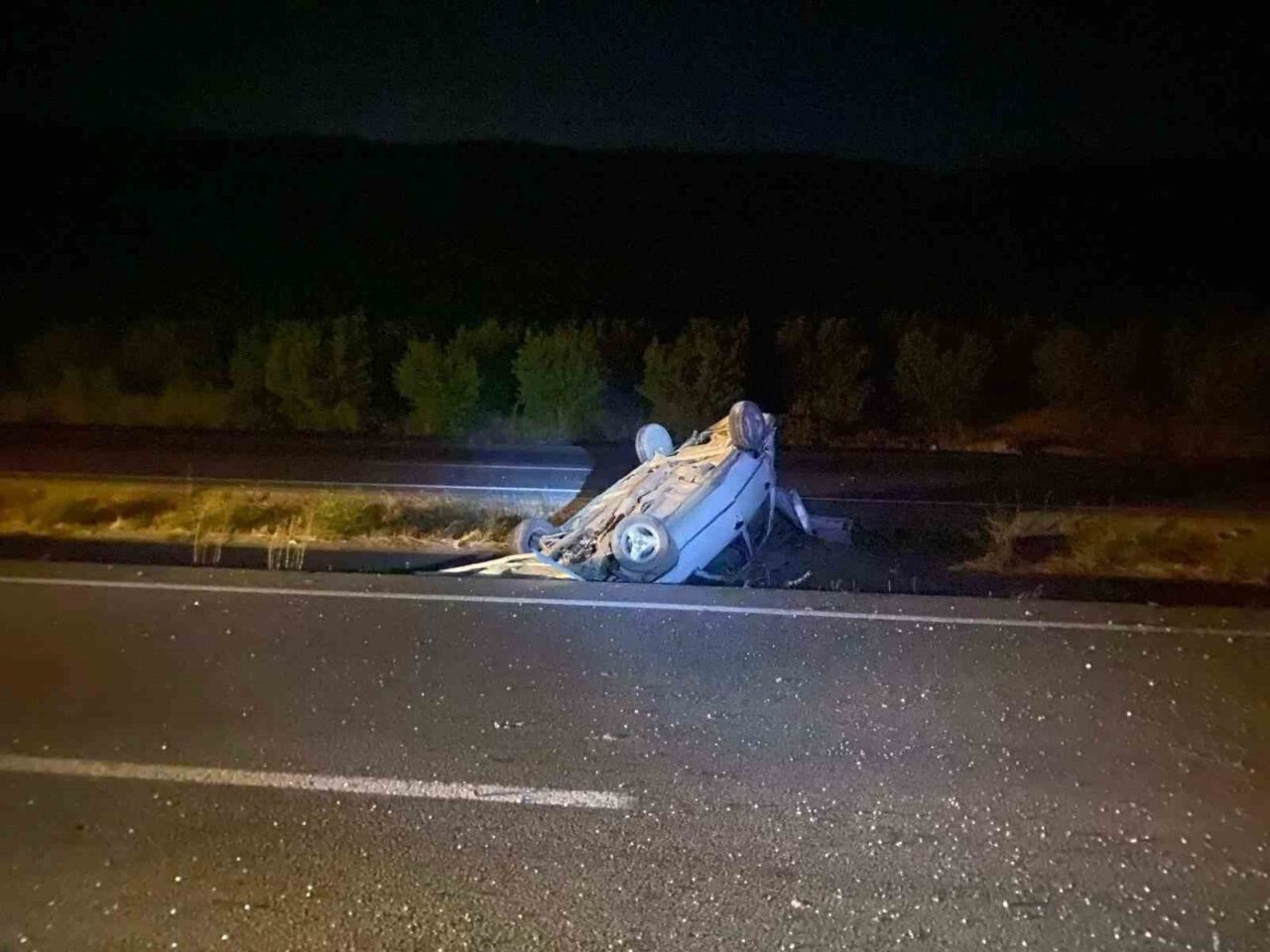 Bilecik’te alkollü sürücü takla attı: 1 yaralı 4 Bülten Medya -