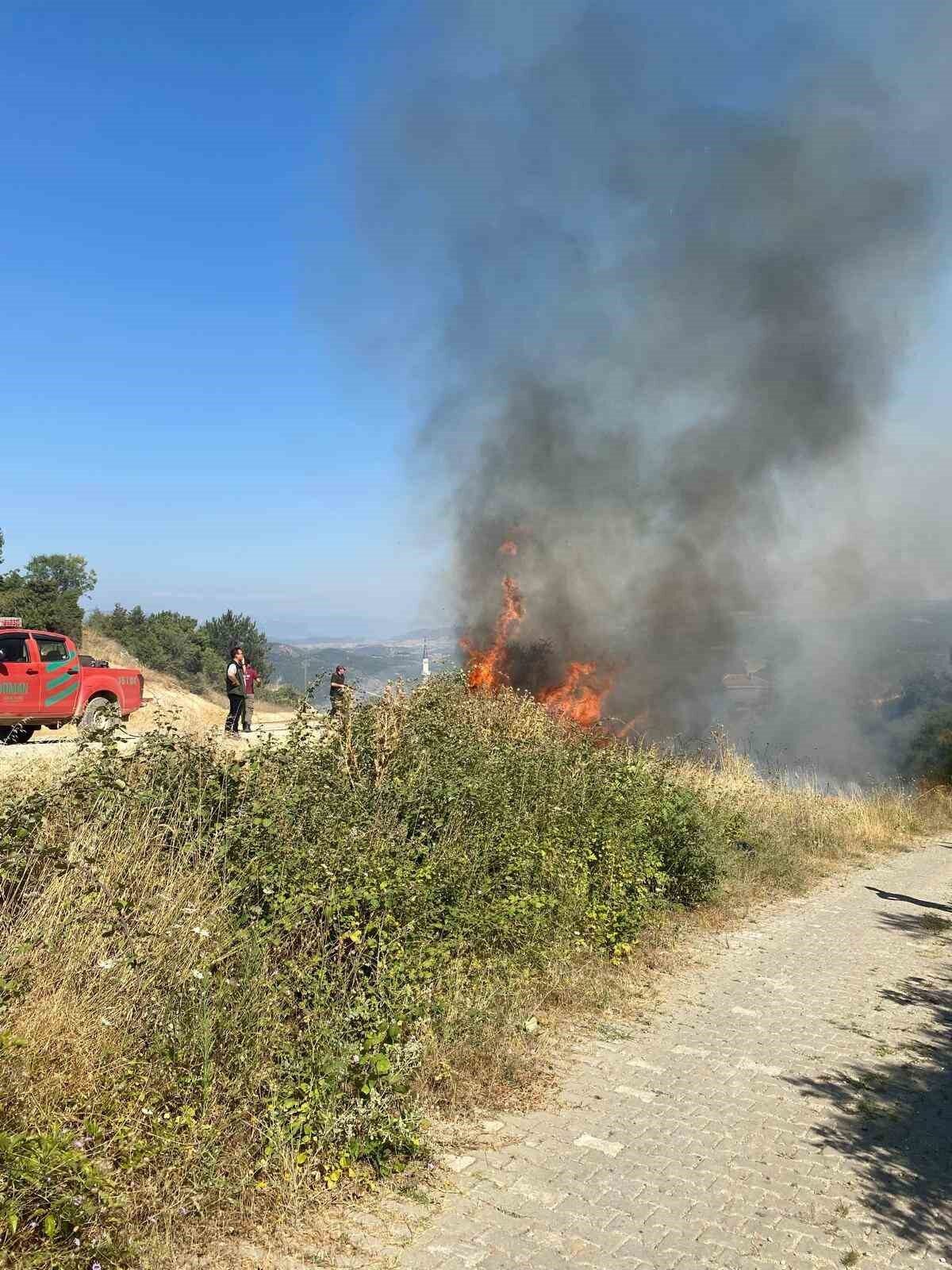 Bilecik’te devrilen elektrik direği yangına neden oldu 8 Bülten Medya -