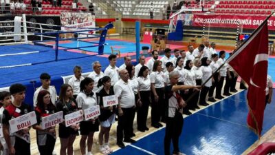Bilecik’te bu yıl ikincisi düzenlenen İller Arası Kick Boks Şampiyonası,