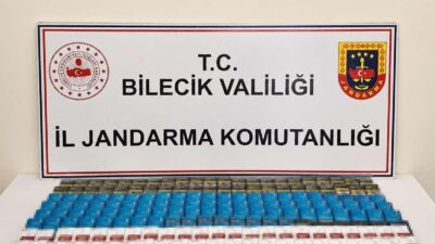 Bilecik’te gerçekleştirilen kaçak sigara operasyonunda 4 bin 20 adet kaçak