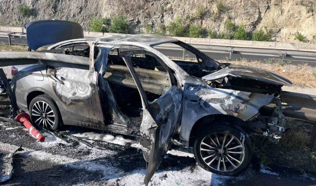 Bilecik’te otomobil bariyere çarpıp alev aldı: 3 astsubay yaralandı Bilecik’te kontrolden çıkarak bariyere çarpan otomobilin alev alması sonucu meydana