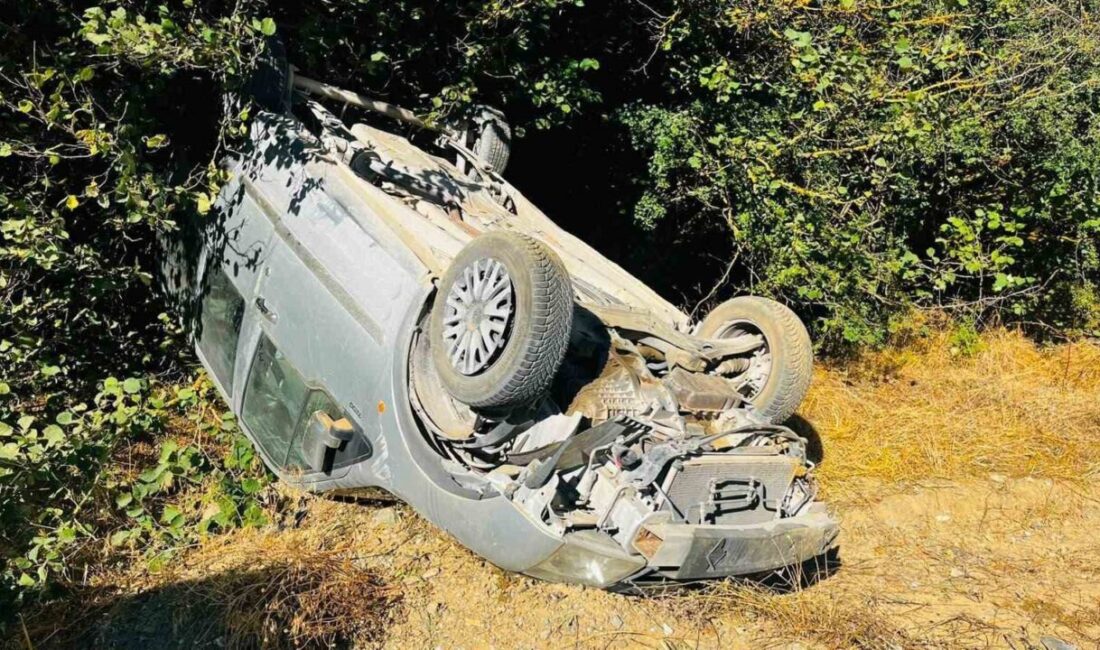 Bilecik’te otomobil takla attı: 2 yaralı Bilecik’in Söğüt ilçesinde kontrolden çıkan otomobilin takla atması sonucu 2