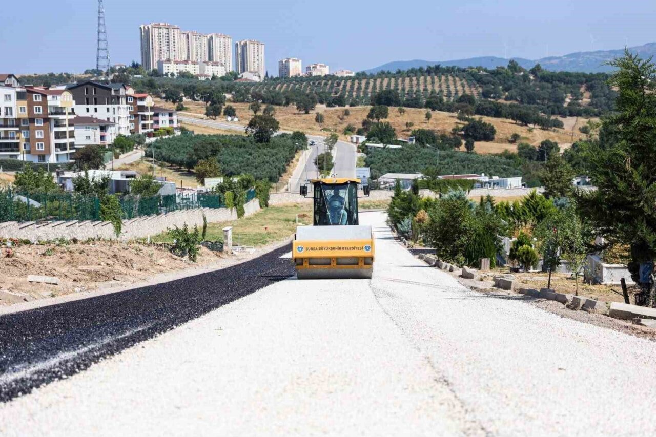 Bursa’da mezarlık yolları yenileniyor 15 Bülten Medya -