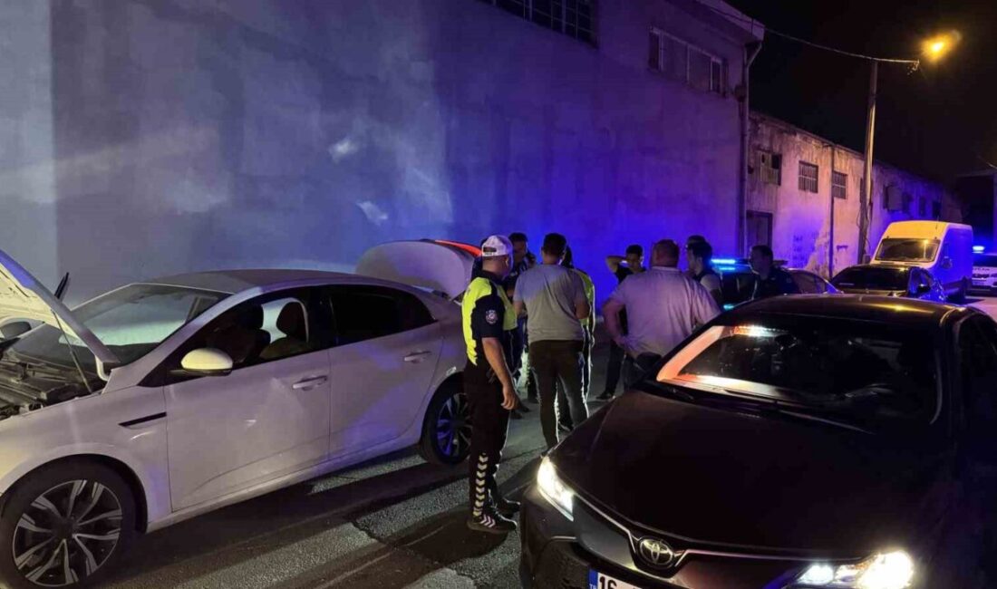 Bursa’da Plaka Tanıma Sistemi’ne (PTS) takılan çalıntı otomobil, polis ekiplerinin