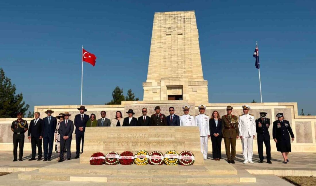Çanakkale’de, Avustralya Büyükelçiliği tarafından 1915 Ağustos Taarruzu’nun 111’inci yıl dönümü