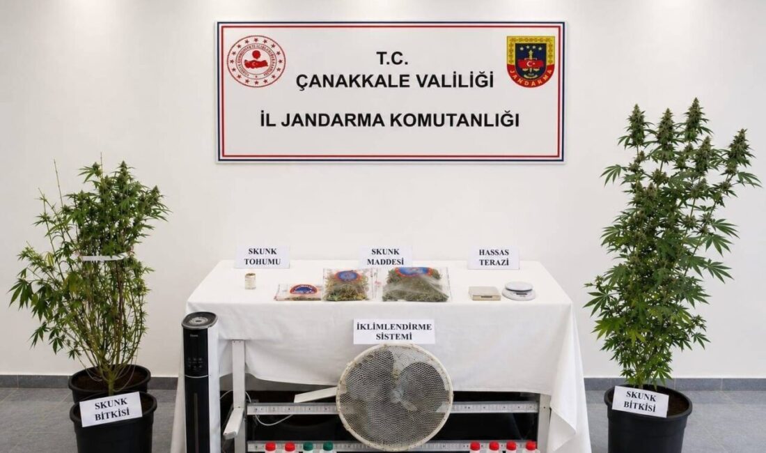 Çanakkale’de jandarma ekiplerince 68 şüpheliye yönelik 35 adrese geniş kapsamlı