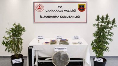 Çanakkale’de jandarma ekiplerince 68 şüpheliye yönelik 35 adrese geniş kapsamlı