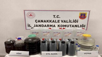 Çanakkale’de jandarma ekiplerince Bayramiç ve Biga ilçelerinde gerçekletirilen operasyonda çok