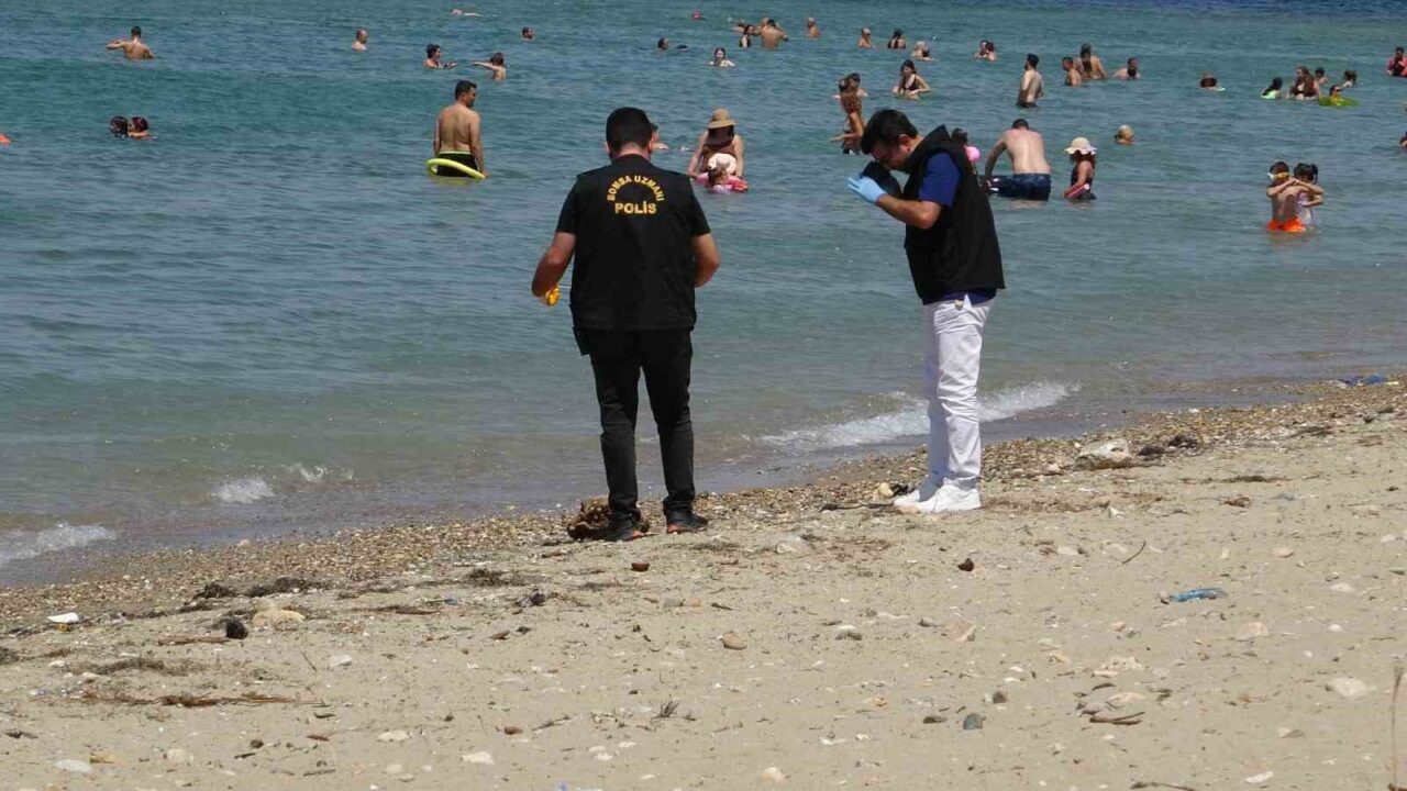Çanakkale’de plajda savaştan kalma olduğu değerlendirilen askeri mühimmat bulundu 27 Bülten Medya -