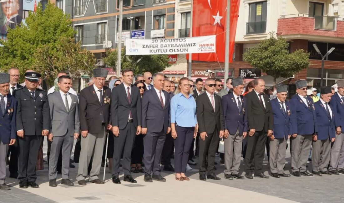 Çan’da 30 Ağustos Zafer Bayramı kutlandı 30 Ağustos Zafer Bayramı’nın 104’üncü yıl dönümü, Çan’da düzenlenen törenlerle