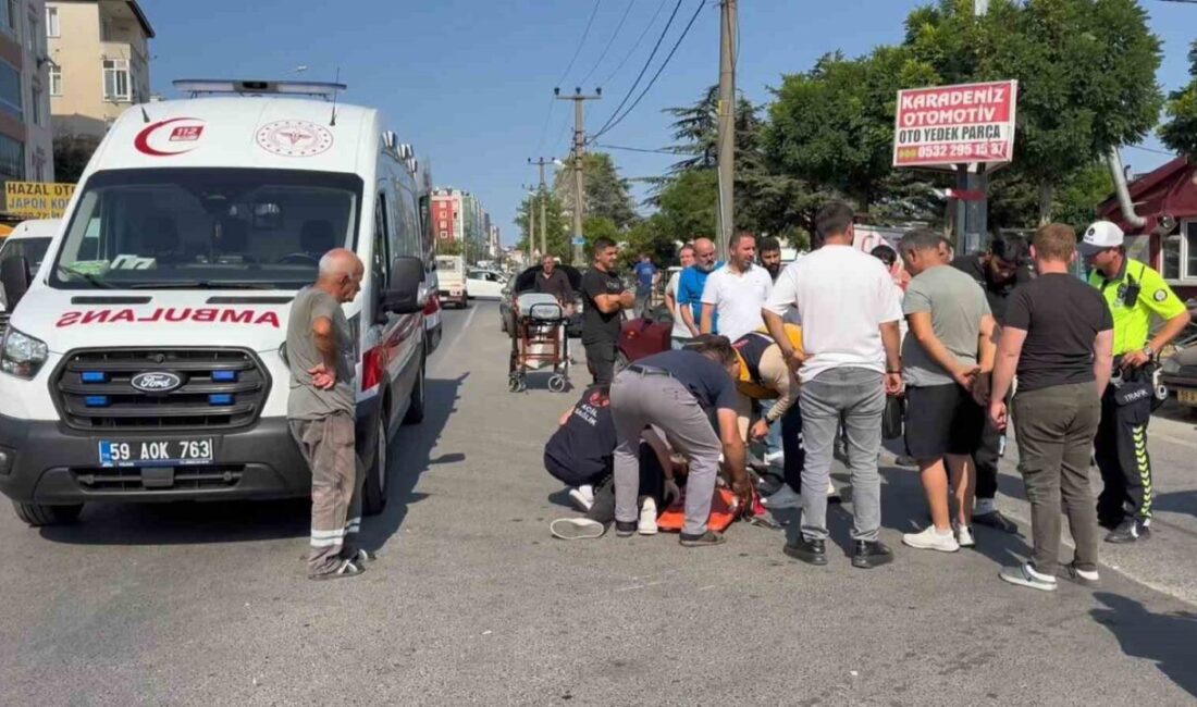 Çerkezköy’de Motosikletler Çarpıştı! Tekirdağ'ın Çerkezköy ilçesinde iki motosikletin çarpışması sonucu bir sürücü yaralandı.