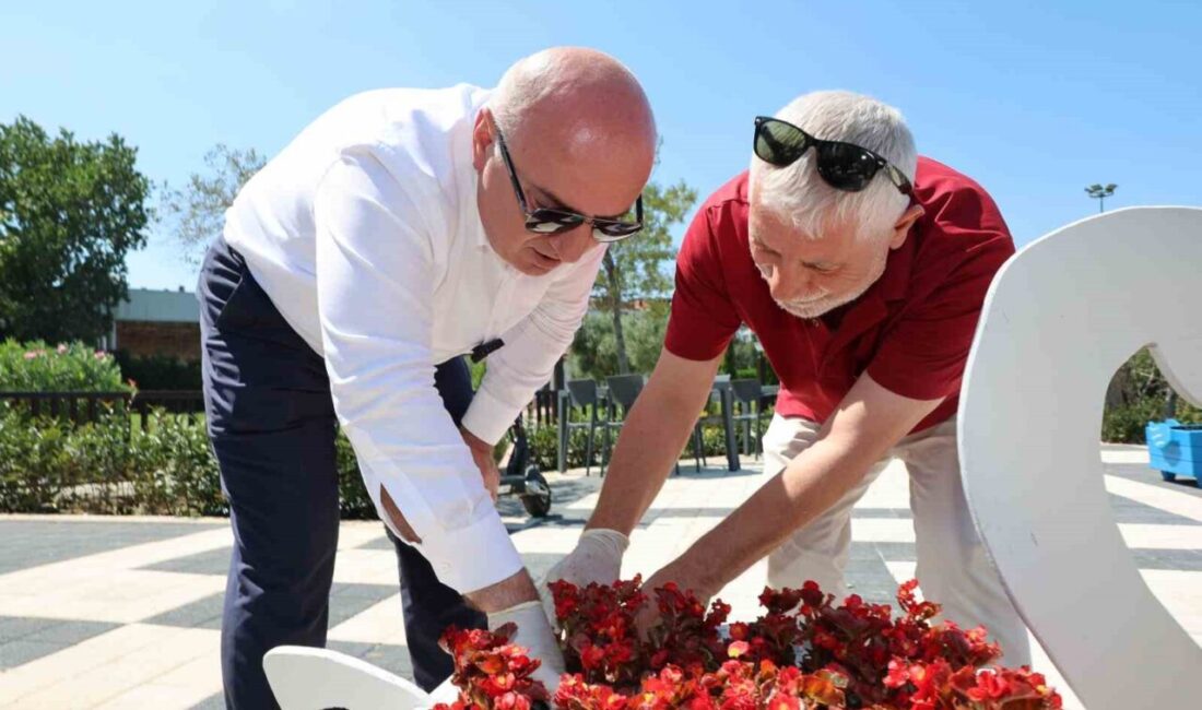 Darıca’da park, bahçe ve yeşil alanlarda sürdürülen bakım, onarım ve