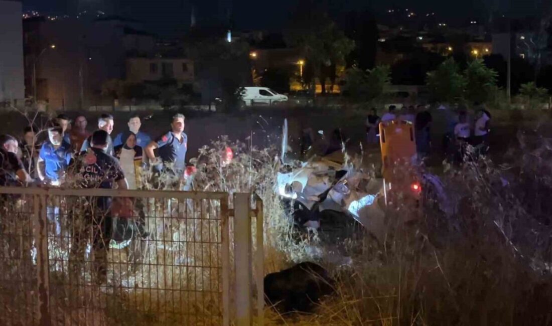 Direksiyon hakimiyetini kaybeden otomobil tarlaya uçtu: 5 yaralı Bursa’da iddiaya göre sürücüsünün direksiyon hakimiyetini kaybetmesi üzerine kontrolden çıkan