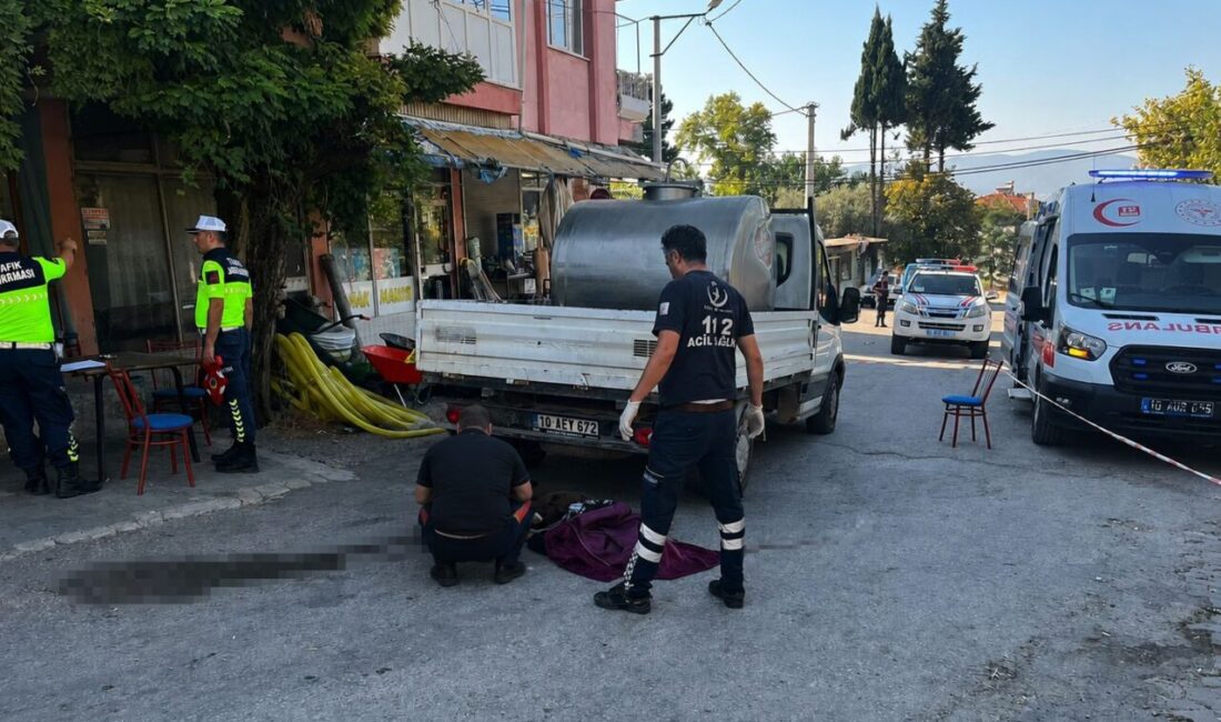 Balıkesir’in Dursunbey ilçesinde kamyonetin çarptığı 91 yaşındaki şahıs hayatını kaybetti.