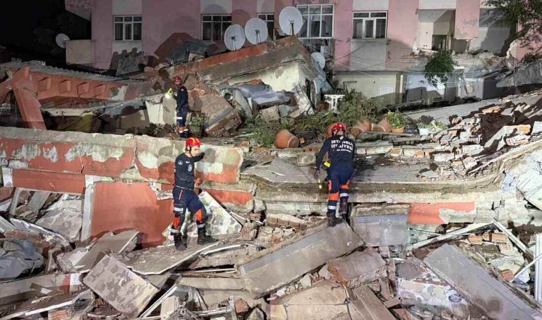 (Düzeltme) Bahçelievler Belediyesi: “Binanın önceden tahliye edilmesi nedeniyle ilk belirlemelere göre herhangi bir can kaybı veya yaralanma bulunmamaktadır” Bahçelievler Belediyesi, çöken 6 katlı binanın önceden tahliye edilmesi nedeniyle
