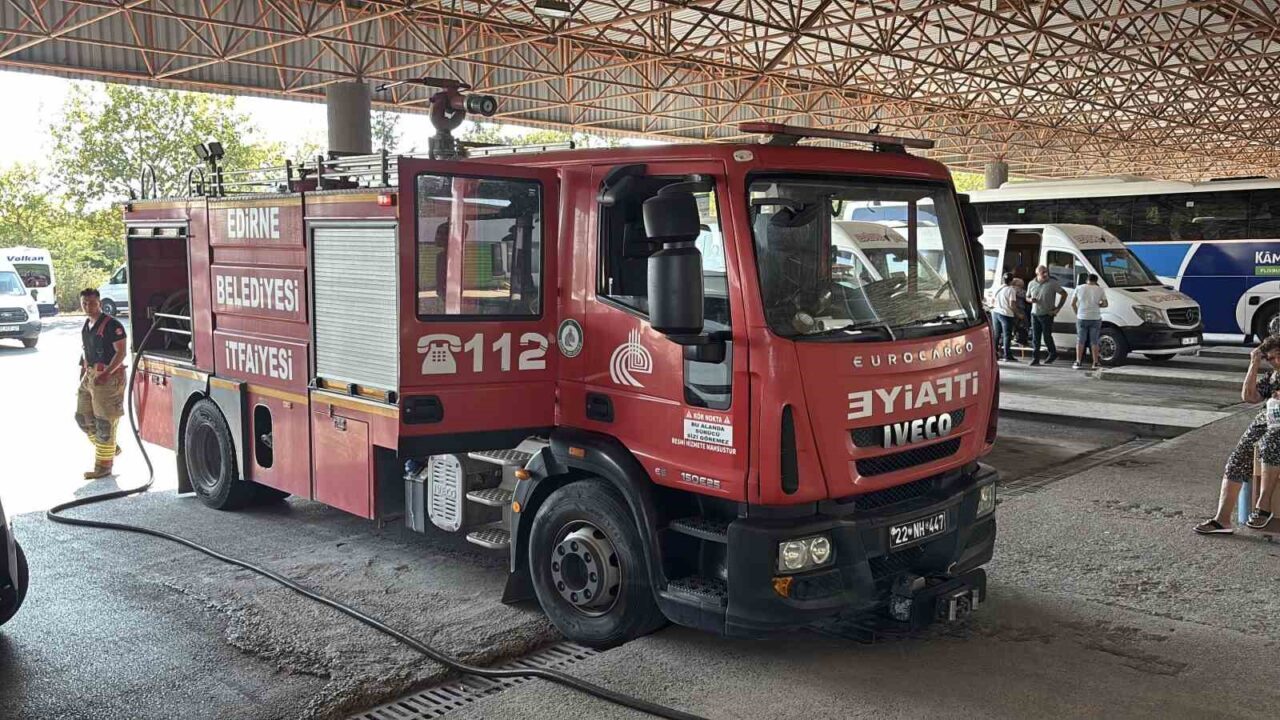 Edirne Otogarı’nda tinerli boya yangını: 2 işçi yaralandı 24 Bülten Medya -