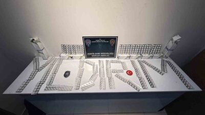 Edirne’de polis ekiplerince şüphe üzerine durdurulan yabancı plakalı araçta yapılan