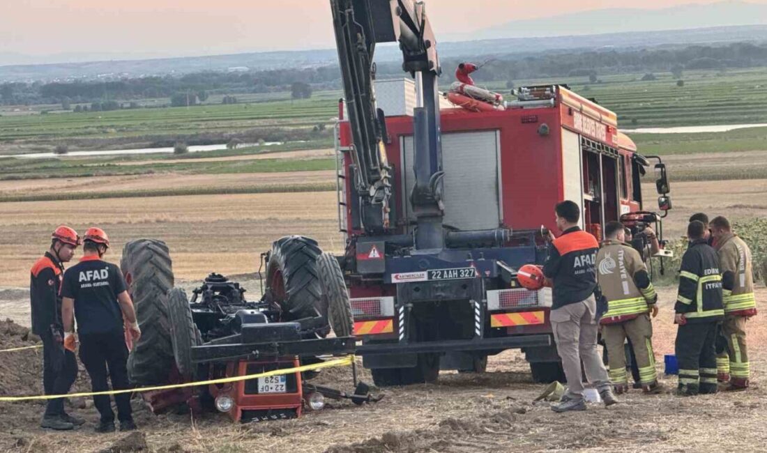 Edirne’de traktörün altında kalan çift hayatını kaybetti Edirne’nin Üyüklütatar köyünde devrilen traktörün altında kalan çift hayatını kaybetti.