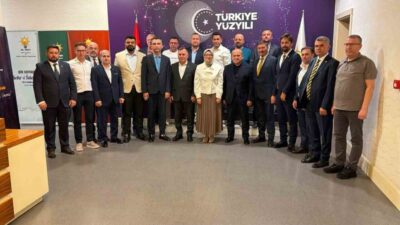 Edremit Ticaret Odası heyeti, AK Parti Genel Merkezi’ni ziyaret ederek