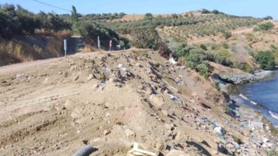 Erdek’in doğal güzellikleriyle öne çıkan Kapıdağ Yarımadası’nda yol kenarları ve