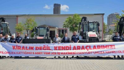 Esenyurt Belediyesi, hizmet filosunu güçlendirme çalışmaları kapsamında kendi öz kaynaklarıyla