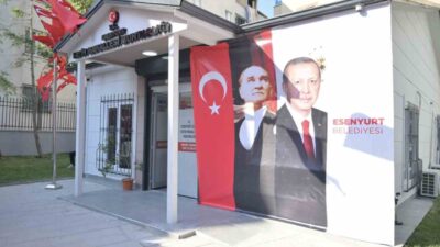 Esenyurt Fatih Mahallesi Muhtarlığı için inşa edilen yeni hizmet binası