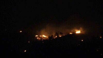 Çanakkale’nin Ezine ilçesinde çıkan orman yangını, ekiplerin yoğun müdahalesiyle kontrol