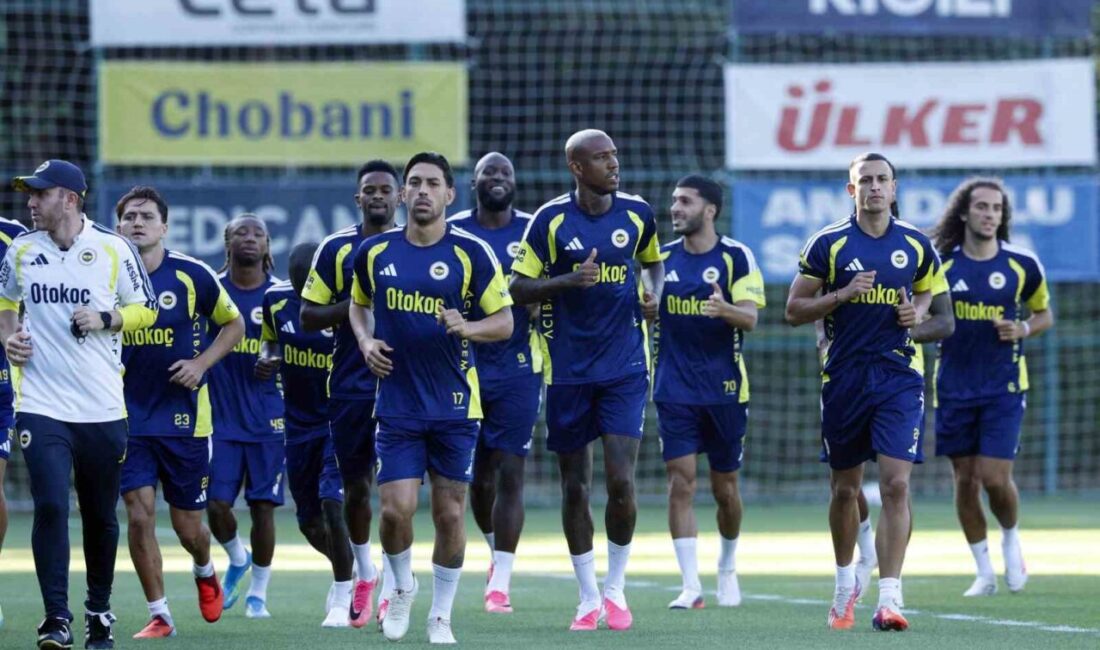 Fenerbahçe, Lyon maçının hazırlıklarını sürdürdü Fenerbahçe, UEFA Şampiyonlar Ligi play-off turu rövanşında Fransız ekibi Lyon