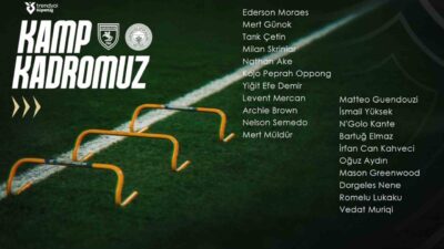 Fenerbahçe’nin Samsunspor maçı kamp kadrosuna yeni transfer Kojo Peprah Oppong