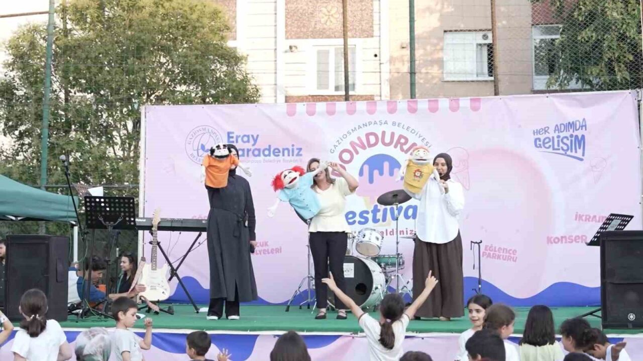 Gaziosmanpaşa’da 100 çocuk çamura bulandı, eğlence dondurmayla devam etti 20 Bülten Medya -