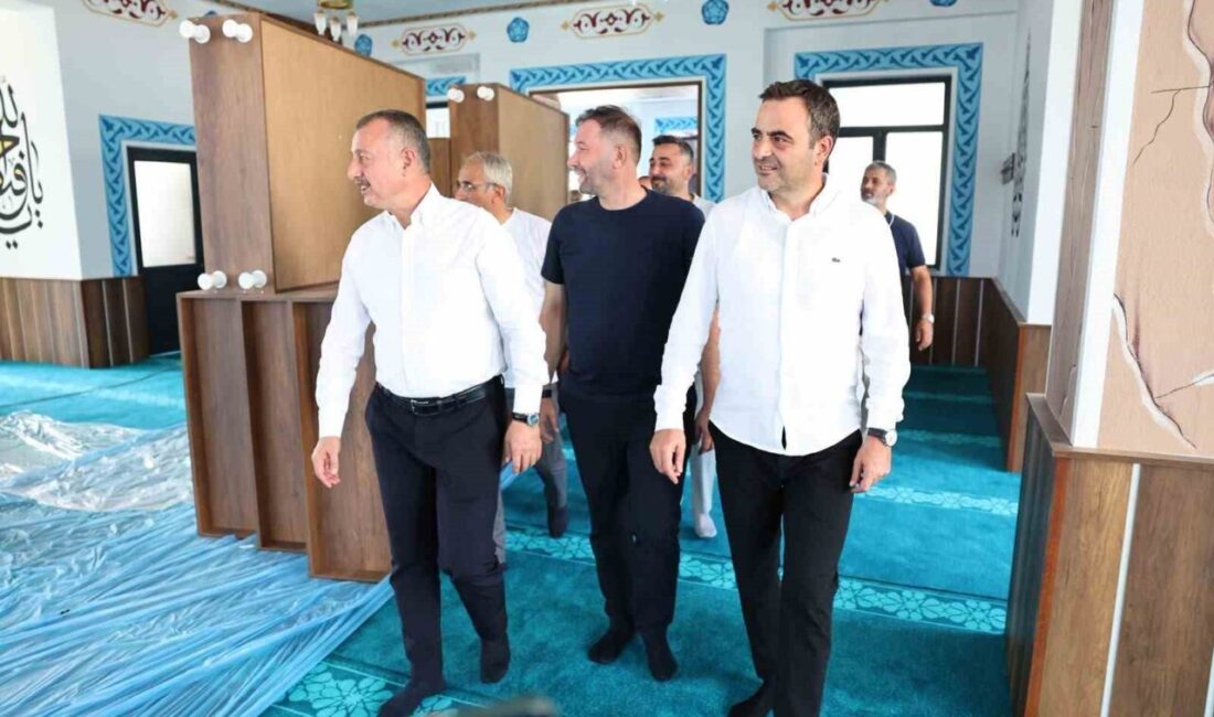 Gazze Şehitleri Camii ibadete açılmak için gün sayıyor Başiskele’nin Vezirçiftliği Mahallesi’nde yapımı son aşamaya gelen Gazze Şehitleri Camii,