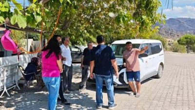 Balıkesir’in Gömeç ilçesinde çıkan yangının ardından, tarımsal alanlardaki zararı belirlemek