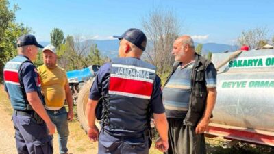Bilecik’in Gölpazarı ilçesinde jandarma ekipleri tarafından hasat sezonunda yangınlara yönelik