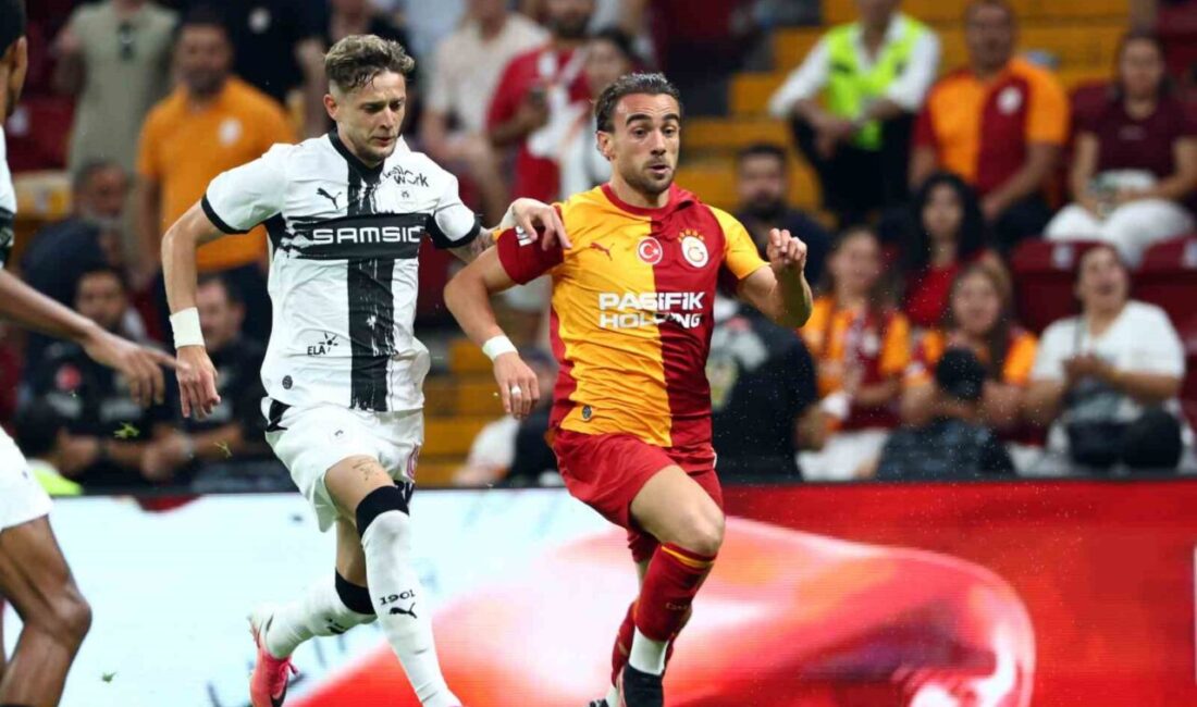 Galatasaray yeni sezon çalışmaları kapsamında RAMS Park’ta Fransız temsilcisi Rennes