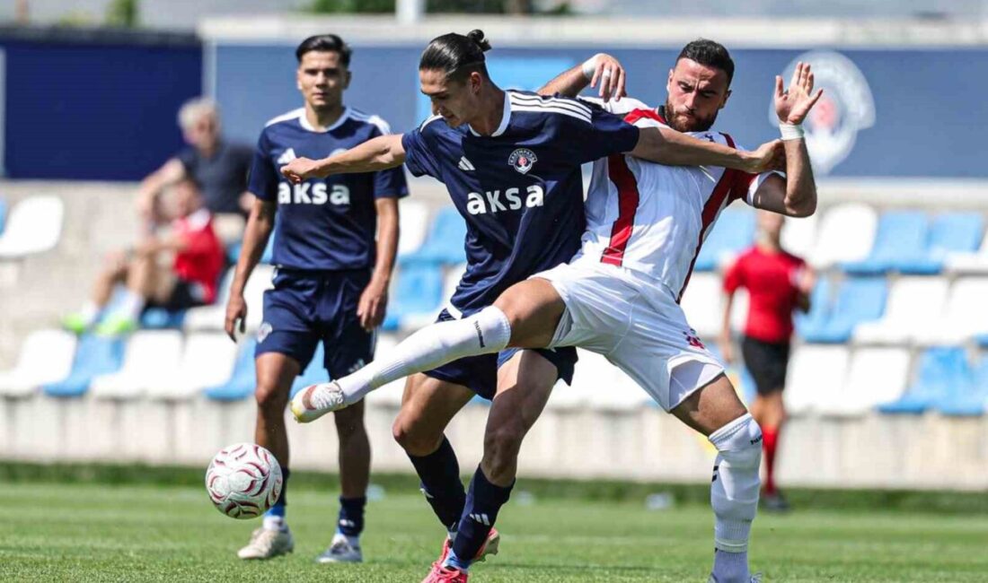 Hazırlık maçı: Kasımpaşa: 1 – Samsunspor: 2 Samsunspor yeni sezon hazırlıkları kapsamında Kasımpaşa ile oynayacağı çift hazırlık