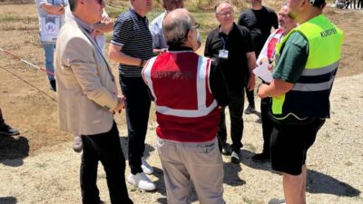 Bilecik’te iş makineleri operatörlük sınavı yerinde incelendi. Bilecik’in Bozüyük ilçesinde